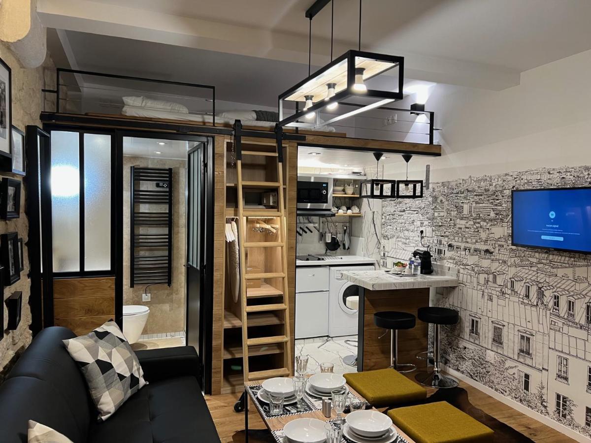 Appartement Loft Jaures à Paris Extérieur photo
